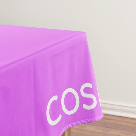 Cosmos lila Farbname Tischdecke (Beispiel)