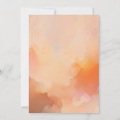 Cosmos | Marigolds Floral 21st Birthday Party Einladung (Rückseite)