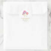 Cosmos Memorial Funeral Seed Packet Runder Aufkleber (Tasche)