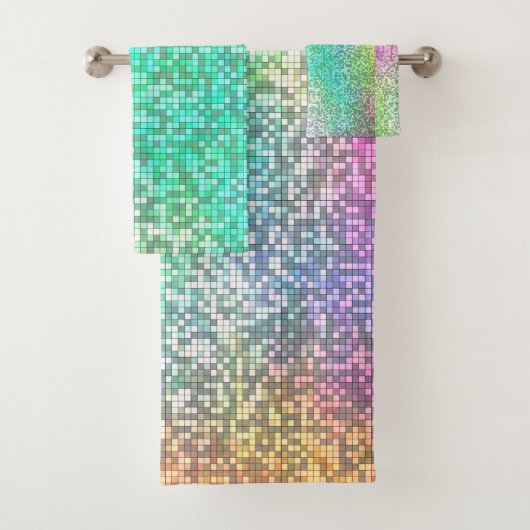 Cosmos Mosaic Badhandtuch Set (Insitu)