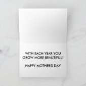 Cosmos Mother's Day Card (Großdruck) Karte (Innenseite)