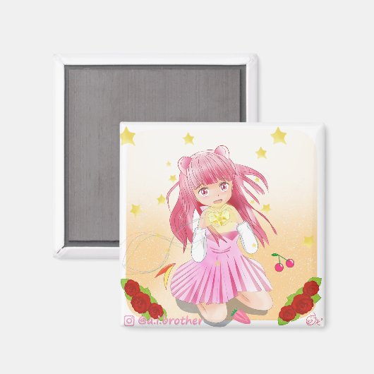 Cosmos Mother's Day Magnet (Vorderseite/Rückseite)