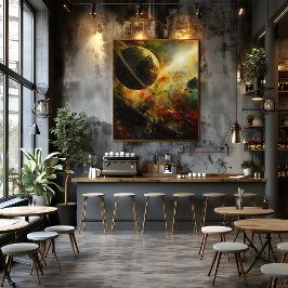 Cosmos Onírico: Impresionista y Surrealista Poster