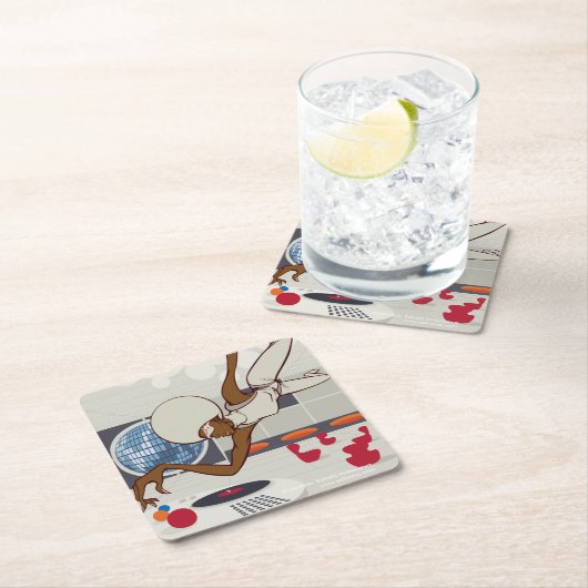 Cosmos Rechteckiger Pappuntersetzer (Vor Ort)