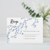 Cosmos Response Card Einladung (Stehend Vorderseite)