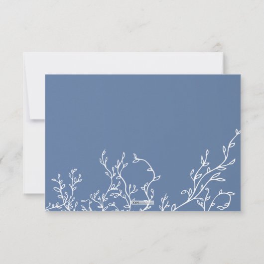 Cosmos Response Card Einladung (Rückseite)