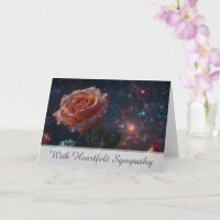 *~* Cosmos Rose TV2 Beileid Liebe Light Card