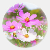 Cosmos Runder Aufkleber (Vorderseite)