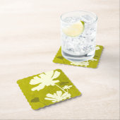 Cosmos Silhouette Lime Green Summer Zuhause Untersetzer (Vor Ort)