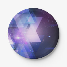 Cosmos Sky Galaxy Druckplatte Pappteller