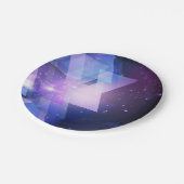 Cosmos Sky Galaxy Druckplatte Pappteller (Schrägansicht)
