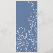 Cosmos-Taufmenü Menükarte (Rückseite)