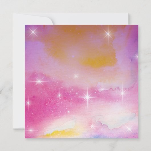 *~* Cosmos UAWG Website Nebula Celestial Wedding Einladung (Rückseite)