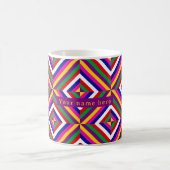 Cosmos-unendliche Personalisierte Tasse - Gelb/Pur (Mittel)