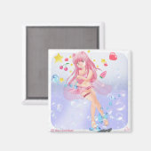 Cosmos Valentine's Day Magnet (Vorderseite/Rückseite)