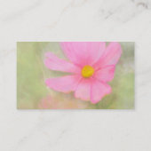 Cosmos-Visitenkarte Visitenkarte (Rückseite)