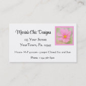 Cosmos-Visitenkarte Visitenkarte (Vorderseite)