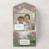 Cosmos Wilderness Wild-Blume All In One Einladung (Außenbereich)