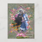 Cosmos Wilderness Wild-Blume Ankündigungspostkarte (Vorderseite)