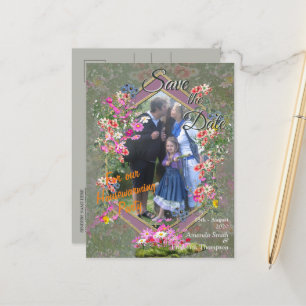 Cosmos Wilderness Wild-Blume Ankündigungspostkarte