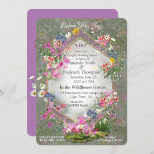 Cosmos Wilderness Wild-Blume Einladung