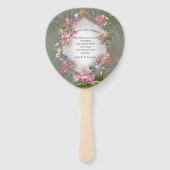 Cosmos Wilderness Wild-Blume Fächer (Rückseite)