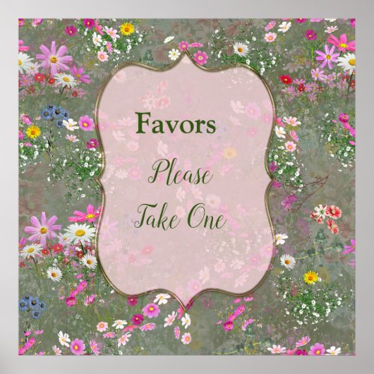 Cosmos Wilderness Wild-Blume Poster (Vorne)