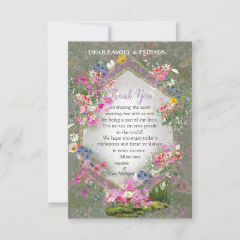 Cosmos Wilderness Wild-Blume RSVP Karte