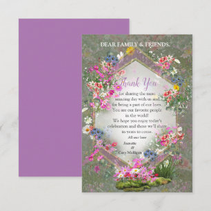 Cosmos Wilderness Wild-Blume RSVP Karte