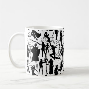 Cosplay Anime action pattern.w Kein BG Kaffeetasse