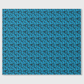 Cosplay Anime action pattern.w L Blue BG Geschenkpapier (Flach)