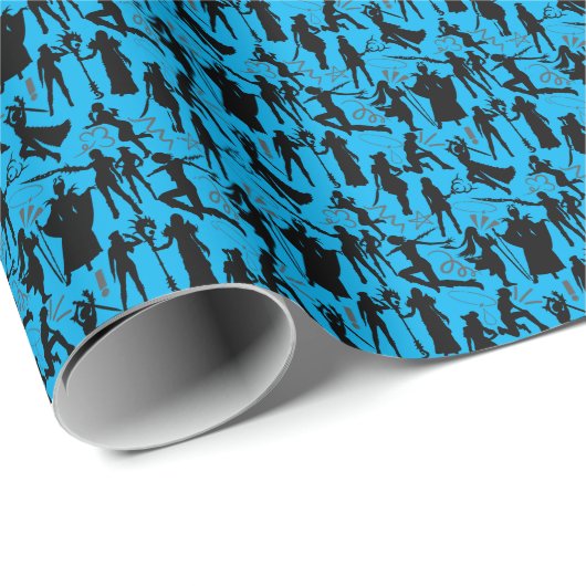 Cosplay Anime action pattern.w L Blue BG Geschenkpapier (Rolleneckpunkt)