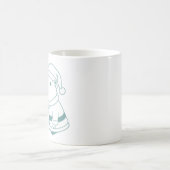 Cosplay-Weihnachtsmann Capybara Kaffeetasse (Mittel)