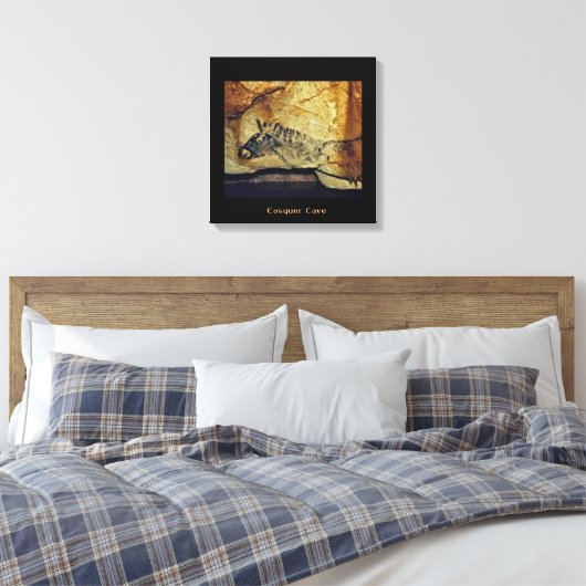 Cosquer Horse Leinwanddruck (Insitu (Schlafzimmer))