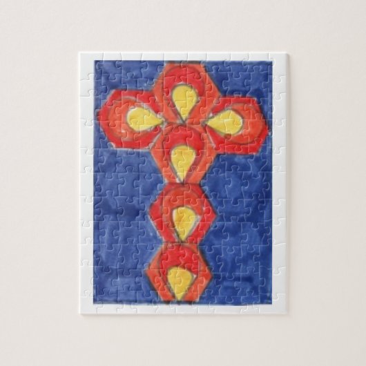 Coss Motif Jigsaw Puzzle (Vertikal)