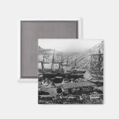 Cossack Bay, Krim, c.1855 Magnet (Vorderseite/Rückseite)