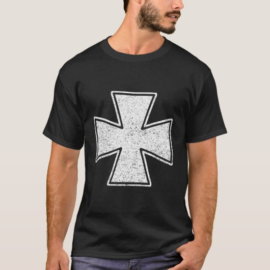 Cossack Cross Ukrainisches Kreuz Ukraine T-Shirt (Vorderseite)