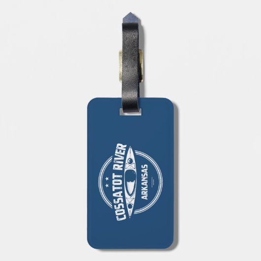 Cossatot River Arkansas Kayaking Gepäckanhänger (Rückseite vertikal)