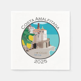 Costa Amalfitana Cocktail Napkin A Serviette