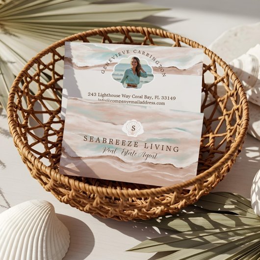 Costa Beach Seaside Properties Foto Real Anwesen Visitenkarte