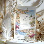 Costa Brava Cadaques Tossa de Mar Hochzeit Einladung