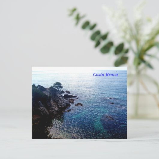 Costa Brava Postcard Postkarte (Stehend Vorderseite)