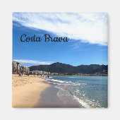 Costa Brava, Spanien - Beach Foto Magnet (Vorne)