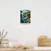 Costa Brava Spanien Katalonien Vintage Poster (Küche)
