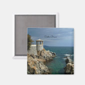 Costa Brava, Spanien landschaftliches Foto Magnet (Vorderseite/Rückseite)