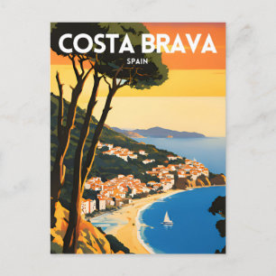 Costa Brava Spanien Postkarte