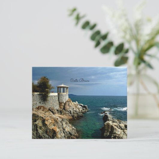 Costa Brava, Spanien Postkarte (Stehend Vorderseite)