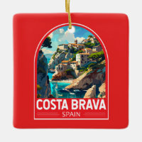 Costa Brava Spanien Reisen Kunst Vintag
