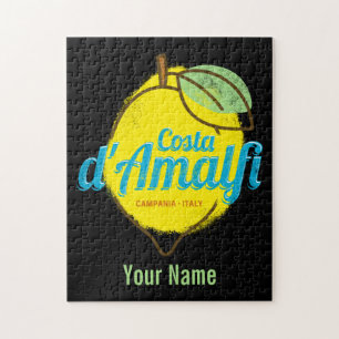 Costa d'Amalfi Zitrone Italien Vintage Amalfi-Küst Puzzle