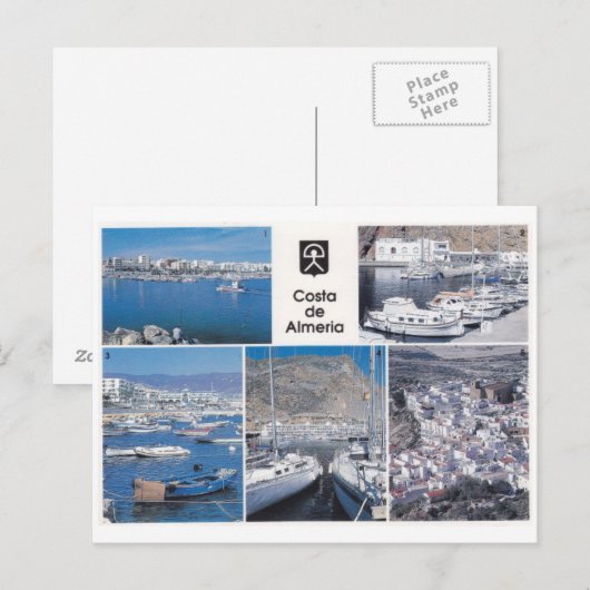 Costa de Almeria - Postkarte (Vorne/Hinten)
